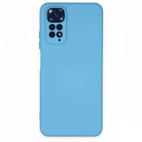 BSSM Nano İçi Kadife Silikon - Mavi Xiaomi Redmi Note 11 Kılıf
