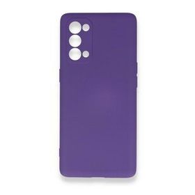 BSSM Nano İçi Kadife Silikon - Mor Oppo Reno 5 Pro Kılıf