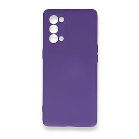 BSSM Nano İçi Kadife Silikon - Mor Oppo Reno 5 Pro Kılıf