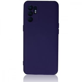 BSSM Nano İçi Kadife Silikon - Mor Oppo Reno 6 Kılıf