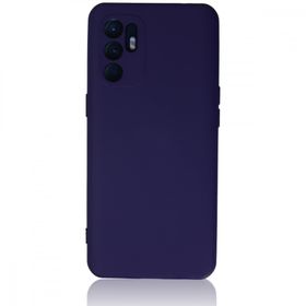 BSSM Nano İçi Kadife Silikon - Mor Oppo Reno 6 Kılıf