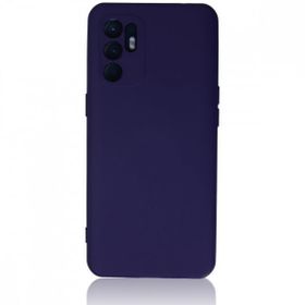 BSSM Nano İçi Kadife Silikon - Mor Oppo Reno 6 Kılıf