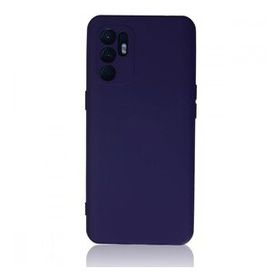BSSM Nano İçi Kadife Silikon - Mor Oppo Reno 6 Kılıf