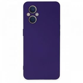BSSM Nano İçi Kadife Silikon - Mor Oppo Reno 7 Lite Kılıf