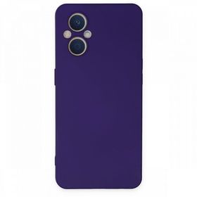 BSSM Nano İçi Kadife Silikon - Mor Oppo Reno 7 Lite Kılıf