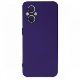 BSSM Nano İçi Kadife Silikon - Mor Oppo Reno 7 Lite Kılıf