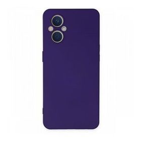BSSM Nano İçi Kadife Silikon - Mor Oppo Reno 7 Lite Kılıf