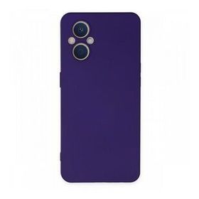 BSSM Nano İçi Kadife Silikon - Mor Oppo Reno 7 Lite Kılıf