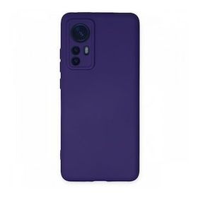 BSSM Nano İçi Kadife Silikon - Mor Xiaomi Mi 12 Kılıf