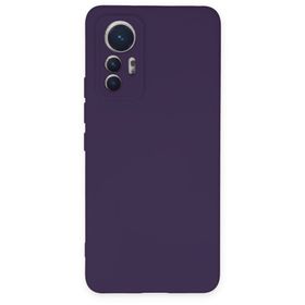 BSSM Nano İçi Kadife Silikon - Mor Xiaomi Mi 12 Lite Kılıf