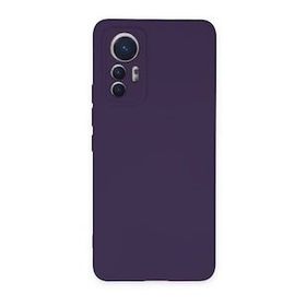 BSSM Nano İçi Kadife Silikon - Mor Xiaomi Mi 12 Lite Kılıf