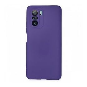 BSSM Nano içi Kadife Silikon - Mor Xiaomi Poco F3 Kılıf