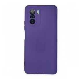 BSSM Nano içi Kadife Silikon - Mor Xiaomi Poco F3 Kılıf