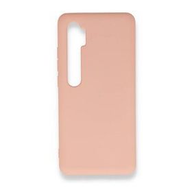 BSSM Nano içi Kadife Silikon - Pudra Xiaomi Mi Note 10 Lite Kılıf