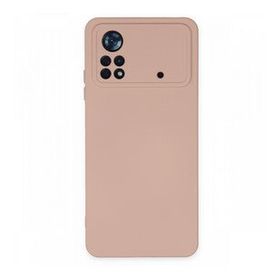 BSSM Nano içi Kadife Silikon - Pudra Xiaomi Poco X4 Pro 5G Kılıf