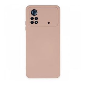 BSSM Nano içi Kadife Silikon - Pudra Xiaomi Poco X4 Pro 5G Kılıf