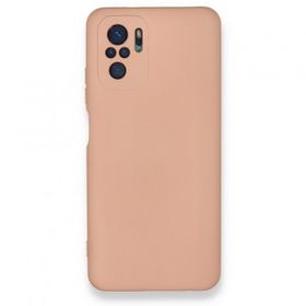 BSSM Nano içi Kadife Silikon - Pudra Xiaomi Redmi Note 10 Kılıf
