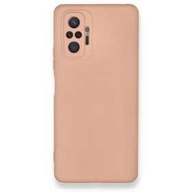 BSSM Nano İçi Kadife Silikon - Pudra Xiaomi Redmi Note 10 Pro Kılıf