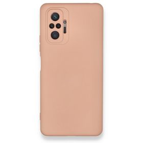 BSSM Nano İçi Kadife Silikon - Pudra Xiaomi Redmi Note 10 Pro Kılıf