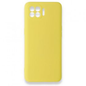 BSSM Nano İçi Kadife Silikon - Sarı Oppo Reno 4 Lite Kılıf