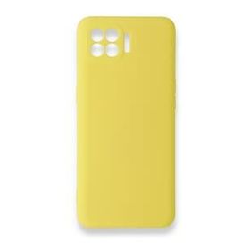 BSSM Nano İçi Kadife Silikon - Sarı Oppo Reno 4 Lite Kılıf