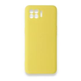 BSSM Nano İçi Kadife Silikon - Sarı Oppo Reno 4 Lite Kılıf