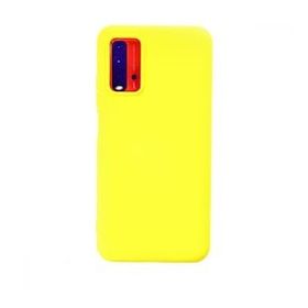 BSSM Nano içi Kadife Silikon - Sarı Xiaomi Redmi 9T Kılıf
