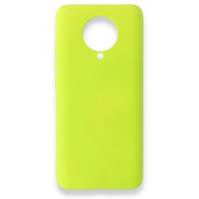 BSSM Nano içi Kadife Silikon - Sarı Xiaomi Redmi K30 Pro Kılıf