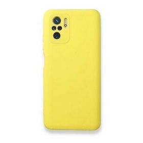 BSSM Nano içi Kadife Silikon - Sarı Xiaomi Redmi Note 10 Kılıf