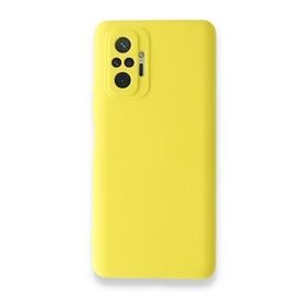 BSSM Nano İçi Kadife Silikon - Sarı Xiaomi Redmi Note 10 Pro Kılıf