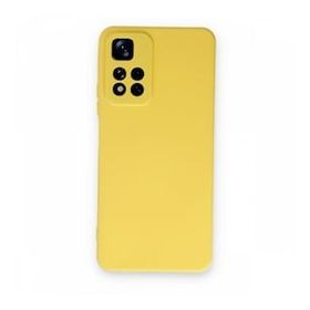 BSSM Nano İçi Kadife Silikon - Sarı Xiaomi Redmi Note 11 Pro Plus 5G Kılıf
