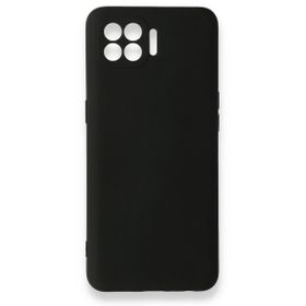 BSSM Nano İçi Kadife Silikon - Siyah Oppo Reno 4 Lite Kılıf