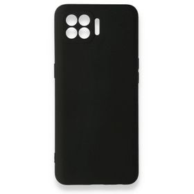 BSSM Nano İçi Kadife Silikon - Siyah Oppo Reno 4 Lite Kılıf