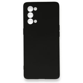 BSSM Nano İçi Kadife Silikon - Siyah Oppo Reno 5 Pro Kılıf