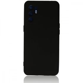 BSSM Nano İçi Kadife Silikon - Siyah Oppo Reno 6 Kılıf