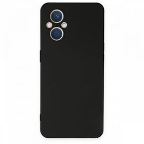 BSSM Nano İçi Kadife Silikon - Siyah Oppo Reno 7 Lite Kılıf