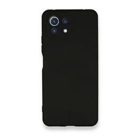 BSSM Nano içi Kadife Silikon - Siyah Xiaomi Mİ 11 Lite Kılıf