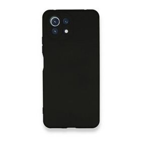 BSSM Nano içi Kadife Silikon - Siyah Xiaomi Mİ 11 Lite Kılıf