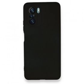BSSM Nano içi Kadife Silikon - Siyah Xiaomi Poco F3 Kılıf