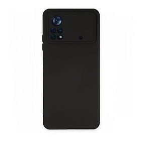 BSSM Nano içi Kadife Silikon - Siyah Xiaomi Poco X4 Pro 5G Kılıf