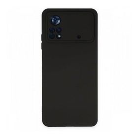 BSSM Nano içi Kadife Silikon - Siyah Xiaomi Poco X4 Pro 5G Kılıf