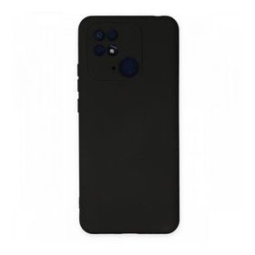 BSSM Nano içi Kadife Silikon - Siyah Xiaomi Redmi 10C Kılıf