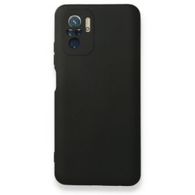 BSSM Nano içi Kadife Silikon - Siyah Xiaomi Redmi Note 10 Kılıf