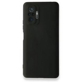 BSSM Nano İçi Kadife Silikon - Siyah Xiaomi Redmi Note 10 Pro Kılıf