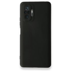 BSSM Nano İçi Kadife Silikon - Siyah Xiaomi Redmi Note 10 Pro Kılıf