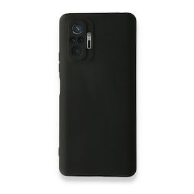BSSM Nano İçi Kadife Silikon - Siyah Xiaomi Redmi Note 10 Pro Kılıf