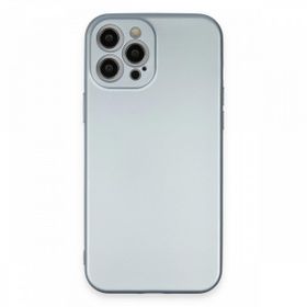 BSSM Nano içi Kadife Silikon - Sky Blue iPhone 12 Pro Max Kılıf