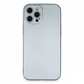 BSSM Nano içi Kadife Silikon - Sky Blue iPhone 12 Pro Max Kılıf