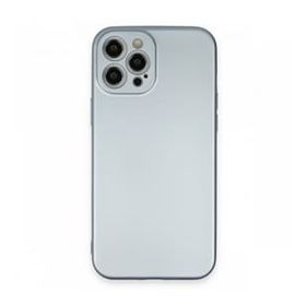 BSSM Nano içi Kadife Silikon - Sky Blue iPhone 12 Pro Max Kılıf