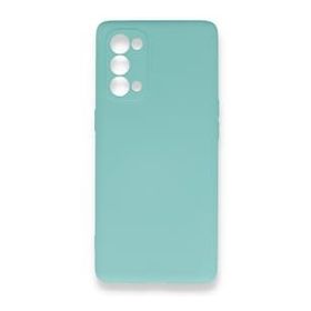 BSSM Nano İçi Kadife Silikon - Turkuaz Oppo Reno 5 Pro Kılıf